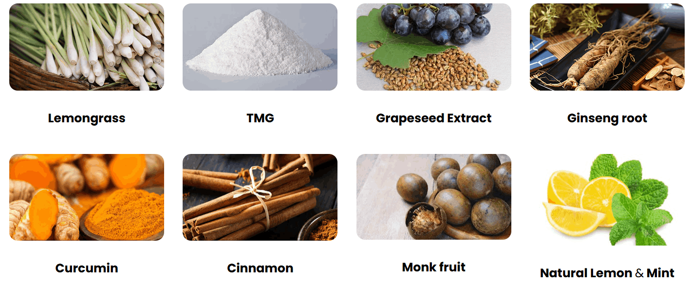 Ingredients of Cardio Slim Tea